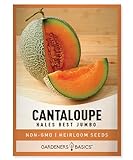photo: You can buy Cantaloupe Seeds for Planting - Hales Best Jumbo Heirloom, Non-GMO Vegetable Variety- 1 Gram Approx 45 Seeds Great for Summer Melon Gardens by Gardeners Basics online, best price $5.95 ($168.56 / Ounce) new 2024-2023 bestseller, review