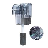 photo: You can buy boxtech Aquarium Hang On Filter - Power Waterfall Suspension Oxygen Pump - Submersible Hanging Activated Carbon Biochemical Wall Mounted Fish Tank Filtration Water (5-10 Gal) online, best price $14.99 new 2024-2023 bestseller, review