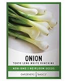 photo: You can buy Green Onion Seeds for Planting - Tokyo Long White Bunching is A Great Heirloom, Non-GMO Vegetable Variety- 200 Seeds Great for Outdoor Spring, Winter and Fall Gardening by Gardeners Basics online, best price $4.95 new 2024-2023 bestseller, review