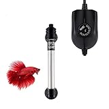 photo: You can buy hygger 50W Mini Inline Quartz Glass Aquarium Heater with External Controller, Adjustable Submersible Betta Fish Tank Thermostat for 5-15 Gallon online, best price $19.99 new 2024-2023 bestseller, review