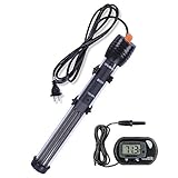 photo: You can buy Orlushy Submersible Aquarium Heater,150W Adjustable Fish Tahk Heater with 2 Suction Cups Free Thermometer Suitable for Marine Saltwater and Freshwater online, best price $19.99 new 2024-2023 bestseller, review