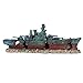 foto Decoraciones de Acuario Barco de naufragio, Paisaje de Acorazado hundido de Resina pecera Artificial Adorno de Acuario decoración de Cuevas 2024-2023