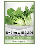 photo: You can buy Bok Choy Chinese Cabbage Seeds for Planting - (Pak Choi) Heirloom, Non-GMO Vegetable Variety- 1 Gram Seeds Great for Summer, Spring, Fall and Winter Gardens by Gardeners Basics online, best price $5.49 new 2024-2023 bestseller, review