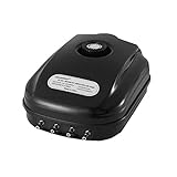 photo: You can buy AQUANEAT Aquarium Air Pump 300GPH, for up to 200 Gallon Fish Tank, Powerful Hydroponic Aerator Pump, Adjustable Oxygen Bubbler online, best price $23.99 new 2024-2023 bestseller, review