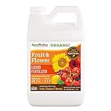 photo: You can buy AgroThrive Fruit and Flower Organic Liquid Fertilizer - 3-3-5 NPK (ATFF1064) (64 oz) for Fruits, Flowers, Vegetables, Greenhouses and Herbs online, best price $24.50 ($0.38 / Ounce) new 2024-2023 bestseller, review