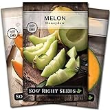 photo: You can buy Sow Right Seeds - Cantaloupe Fruit Seed Collection for Planting - Individual Packets Honey Rock, Hales Best and Honeydew Melon, Non-GMO Heirloom Seeds to Plant an Outdoor Home Vegetable Garden… online, best price $9.99 new 2024-2023 bestseller, review