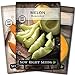 photo Sow Right Seeds - Cantaloupe Fruit Seed Collection for Planting - Individual Packets Honey Rock, Hales Best and Honeydew Melon, Non-GMO Heirloom Seeds to Plant an Outdoor Home Vegetable Garden… 2023-2022