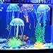 photo Artificial Jellyfish Fish Tank Decoration, 2022 The Newest Fluorescent Silicone Simulation Floating, Fish Tank Ornament Aquarium Decoration, Fish Tank Fluorescent Glowing Beauty Fake Jellyfish Aquarium Ornament 2024-2023