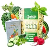 photo: You can buy 10 Assorted Organic Vegetable Seeds for Planting - ~3,200 + Heirloom Non-GMO Fruit Seeds, Herb Seeds, & Vegetable Seeds - with Grow Guide - Broccoli, Basil, Watermelon, Cilantro, Carrot, Kale, & More online, best price $20.43 new 2024-2023 bestseller, review