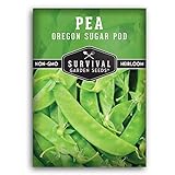 photo: You can buy Survival Garden Seeds -Oregon Sugar Pod II Pea Seed for Planting - Packet with Instructions to Plant and Grow Delicious Snow Peas in Your Home Vegetable Garden - Non-GMO Heirloom Variety online, best price $4.99 new 2024-2023 bestseller, review