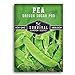 photo Survival Garden Seeds -Oregon Sugar Pod II Pea Seed for Planting - Packet with Instructions to Plant and Grow Delicious Snow Peas in Your Home Vegetable Garden - Non-GMO Heirloom Variety 2023-2022
