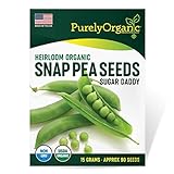 photo: You can buy Purely Organic Products Purely Organic Heirloom Snap Pea Seeds (Sugar Daddy) - Approx 90 Seeds online, best price $4.49 new 2024-2023 bestseller, review