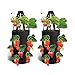 foto Erdbeere Pflanzsack, 2 Pack Pflanzen Tasche Grow Tasche Pflanzbeutel mit Griffe,Hängend Erdbeeren Pflanztaschen für Erdbeeren, Kräuter, Blumen (Schwarz) 2023-2022