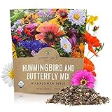 photo: You can buy Wildflower Seeds Butterfly and Humming Bird Mix - Large 1 Ounce Packet 7,500+ Seeds - 23 Open Pollinated Annual and Perennial Species online, best price $7.97 ($0.00 / Count) new 2024-2023 bestseller, review