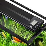 photo: You can buy Hygger Auto On Off 48-55 Inch LED Aquarium Light Extendable Dimable 7 Colors Full Spectrum Light Fixture for Freshwater Planted Tank Build in Timer Sunrise Sunset online, best price $74.99 ($74.99 / Count) new 2024-2023 bestseller, review