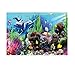 foto Hintergrund für Aquarium, Dekoration, Poster, Aufkleber, PVC, selbstklebend, Unterwasserwelt, 122 x 50 cm 2023-2022