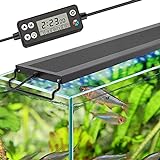 photo: You can buy hygger Auto On Off LED Aquarium Light, Full Spectrum Fish Tank Light with LCD Monitor, 24/7 Lighting Cycle, 7 Colors, Adjustable Timer, IP68 Waterproof, 3 Modes for 12