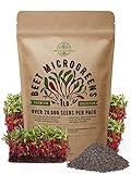 photo: You can buy Beet Sprouting & Microgreens Seeds - Non-GMO, Heirloom Sprout Seeds Kit in Bulk 1lb Resealable Bag for Planting & Growing Microgreens in Soil, Coconut Coir, Garden, Aerogarden & Hydroponic System. online, best price $23.99 new 2024-2023 bestseller, review