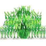 photo: You can buy MyLifeUNIT Artificial Aquarium Plants, 13 Pack Plastic Seaweed Water Plants for Fish Tanks (Green) online, best price $14.99 new 2024-2023 bestseller, review
