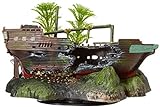 photo: You can buy Penn-Plax OJ3 Action Aqua Aquarium Decoration Ornament | Sunken Ship with Plant | Great Detail and Action | Fun Decor for Any Tank online, best price $23.02 new 2024-2023 bestseller, review