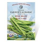 photo: You can buy The Old Farmer's Almanac Heirloom Organic Bush Bean Seeds (Blue Lake) - Approx 55 Seeds online, best price $4.29 ($6.76 / Ounce) new 2024-2023 bestseller, review