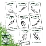 photo: You can buy Hot Pepper Seeds - Organic Heirloom Chili Seed Variety Pack for Planting - Cayenne, Jalapeno, Habanero, Poblano, and More online, best price $11.19 new 2024-2023 bestseller, review