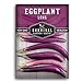 photo Survival Garden Seeds - Long Purple Eggplant Seed for Planting - Packet with Instructions to Plant and Grow Skinny Italian Aubergines in Your Home Vegetable Garden - Non-GMO Heirloom Variety 2023-2022