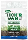 photo: You can buy Scotts Turf Builder Thick'R Lawn Sun and Shade, 12 lb. - 3-in-1 Solution for Thin Lawns - Combination Seed, Fertilizer and Soil Improver for a Thicker, Greener Lawn - Covers 1,200 sq. ft. online, best price $19.76 new 2024-2023 bestseller, review