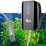 photo: You can buy AQQA Aquarium Rechargeable Battery Air Pump,Multifunctional Portable Energy Saving Power Quiet Oxygen Pump, One/Dual Outlets with Air Stone,Suitable for Indoors Power Outages Fishing online, best price $20.99 new 2024-2023 bestseller, review