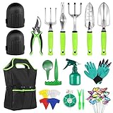 photo: You can buy ZNCMRR 52 Pieces Garden Tools Set, Heavy Duty Gardening Kit, Extra Succulent Tools Set with Non-Slip Rubber Grip, Storage Tote Bag and Outdoor Hand Tools, Outdoor Gardening Gifts Tools for Gardeners online, best price $22.94 new 2024-2023 bestseller, review