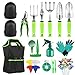 photo ZNCMRR 52 Pieces Garden Tools Set, Heavy Duty Gardening Kit, Extra Succulent Tools Set with Non-Slip Rubber Grip, Storage Tote Bag and Outdoor Hand Tools, Outdoor Gardening Gifts Tools for Gardeners 2022-2021