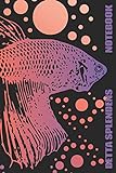 foto: jetzt Betta Splendens: Dieses Notizbuch gefällt jedem Fan von Siamesischen Kampffischen | ca. A5 | gepunktete Seiten | Tolles Geschenk für alle Aquaristik-Liebhaber! Online, bester Preis 7,99 € neu 2024-2023 Bestseller, Rezension
