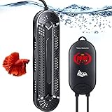 photo: You can buy AQQA Aquarium Heater 500W 800W Submersible Fish Tank Heater with Double Explosion-Proof Quartz Tubes and External LCD Display Controller for Marine Saltwater and Freshwater online, best price $74.99 new 2024-2023 bestseller, review