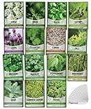 photo: You can buy 15 Herb Seeds For Planting Varieties Heirloom Non-GMO 5200+ Seeds Indoors, Hydroponics, Outdoors - Basil, Catnip, Chive, Cilantro, Oregano, Parsley, Peppermint, Rosemary and More By Gardeners Basics online, best price $19.95 new 2024-2023 bestseller, review