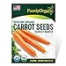 photo Purely Organic Products Purely Organic Heirloom Carrot Seeds (Scarlet Nantes) - Approx 1800 Seeds 2023-2022