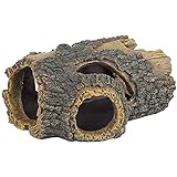 photo: You can buy Uniclife Resin Hollow Tree Trunk Betta Log Aquarium Decorations Ornament Fish House Cave Wood House Decor for Small and Medium Fish Tank online, best price $8.99 new 2024-2023 bestseller, review