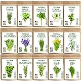 photo: You can buy Seedra 15 Herb Seeds Variety Pack - 4500+ Non-GMO Heirloom Seeds for Planting Hydroponic Indoor or Outdoor Home Garden - Lavender, Parsley, Cilantro, Basil, Thyme, Mint, Rosemary, Dill & More online, best price $18.89 ($1.26 / Count) new 2024-2023 bestseller, review