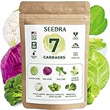 photo: You can buy Seedra 7 Cabbage Seeds Variety Pack - 2245+ Non GMO, Heirloom Seeds for Indoor Outdoor Hydroponic Home Garden - Golden & Red Acre, Cauliflower, Brussel Sprouts, Broccoli & More online, best price $13.98 new 2024-2023 bestseller, review