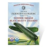 photo: You can buy The Old Farmer's Almanac Heirloom Summer Squash Seeds (Black Beauty Zucchini) - Approx 60 Seeds online, best price $4.29 ($17.38 / Ounce) new 2024-2023 bestseller, review