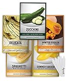 photo: You can buy Squash Seeds for Planting 5 Individual Packets - Zucchini, Delicata, Butternut, Spaghetti and Golden Crookneck for Your Non GMO Heirloom Vegetable Garden by Gardeners Basics online, best price $10.95 ($2.19 / Count) new 2024-2023 bestseller, review