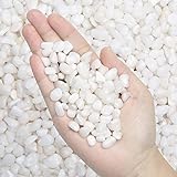 photo: You can buy 2.7 lb Natural Polished Decorative White Pebbles - Small Stones 3/8