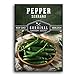 photo Survival Garden Seeds - Serrano Pepper Seed for Planting - Packet with Instructions to Plant and Grow Spicy Mexican Peppers in Your Home Vegetable Garden - Non-GMO Heirloom Variety 2024-2023