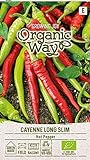 foto: jetzt Organic Way | PFEFFER CAYENNE LONG SLIM samen | Gemüsesamen | Pfeffer Samen | Garten Samen | Frühe würzige Sorte | 1 Pack Online, bester Preis 3,22 € neu 2024-2023 Bestseller, Rezension