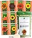 photo 1000+ Sunflower Seeds for Planting - 8 Varieties - Flower Seeds to Plant Outside, Grow Giant Sunflower Plants, Heirloom Seeds 2024-2023
