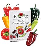 photo: You can buy Burpee Best Collection | 10 Packets of Non-GMO Fresh Mix of Hot Pepper & Sweet Varieties | Jalapeno, Bell Pepper Seeds & More, Seeds for Planting online, best price $28.70 ($2.87 / Count) new 2024-2023 bestseller, review