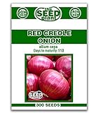 photo: You can buy Red Creole Onion Seeds - 300 Seeds online, best price $1.95 ($0.01 / Count) new 2024-2023 bestseller, review