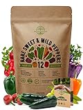photo: You can buy 12 Rare Sweet & Mild Pepper Seeds Variety Pack for Planting Indoor & Outdoors. 600+ Non-GMO Pepper Garden Seeds: California Wonder Bell, Anaheim, Poblano, Cubanelle, Pepperocini, Banana Peppers & More online, best price $16.99 ($1.42 / Count) new 2024-2023 bestseller, review