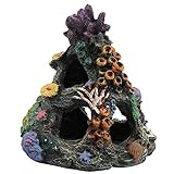 photo: You can buy PINVNBY Coral Aquarium Decoration Fish Tank Resin Rock Mountain Cave Ornaments Betta Fish House for Betta Sleep Rest Hide Play Breed online, best price $12.99 new 2024-2023 bestseller, review