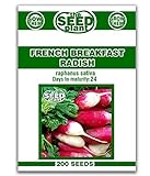 photo: You can buy French Breakfast Radish Seeds - 200 Seeds Non-GMO online, best price $1.59 ($0.01 / Count) new 2024-2023 bestseller, review