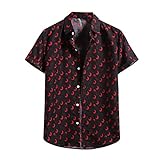 photo: You can buy haoricu Men's Summer V Neck Shirts Casual Short/Long Sleeves Color Block Stripes Print Button Up Loose Shirts Blouse online, best price $13.98 new 2024-2023 bestseller, review